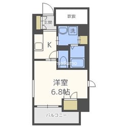 肥後橋駅 徒歩3分 7階の物件間取画像